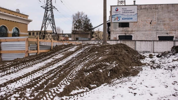 Репортаж со строительства туристического кластера в Барнауле.