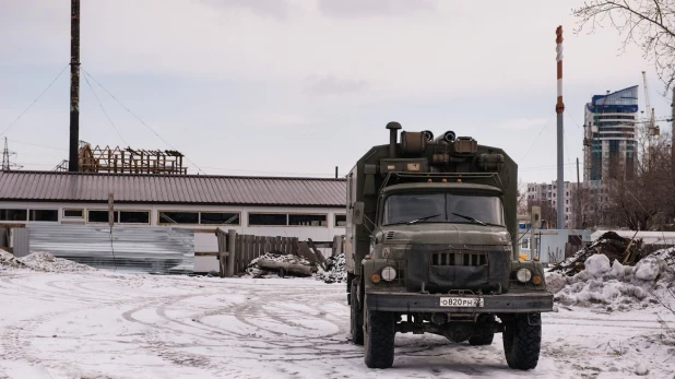 Репортаж со строительства туристического кластера в Барнауле.