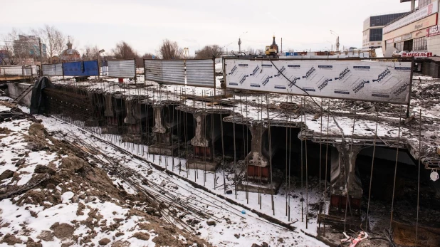 Репортаж со строительства туристического кластера в Барнауле.