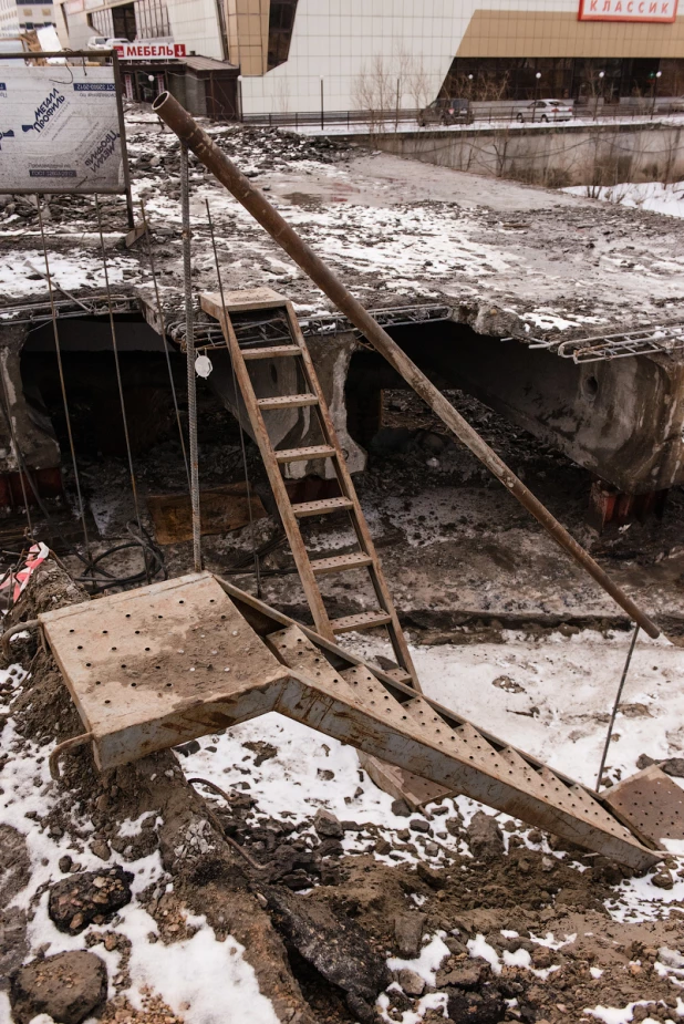 Репортаж со строительства туристического кластера в Барнауле.