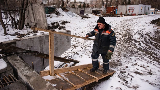 Репортаж со строительства туристического кластера в Барнауле.