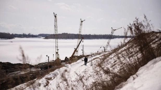 Репортаж со строительства туристического кластера в Барнауле.