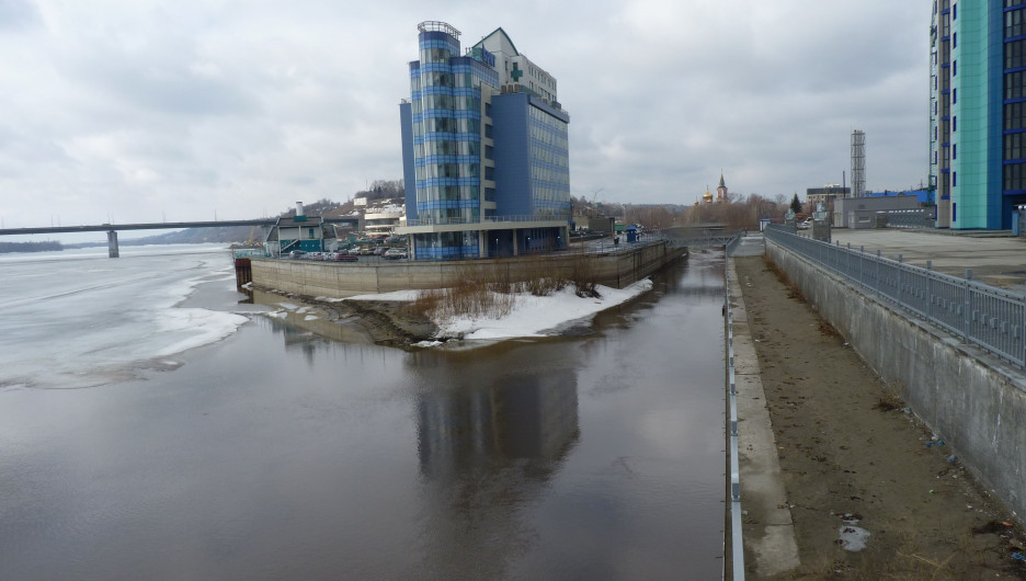 Обь и Барнаулка 29 марта 2016 года.