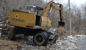 Ликвидация последствий сошедшего селя в поселке Ильича.