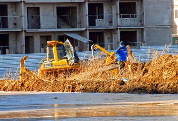 Потоп в барнаульских новостройках.