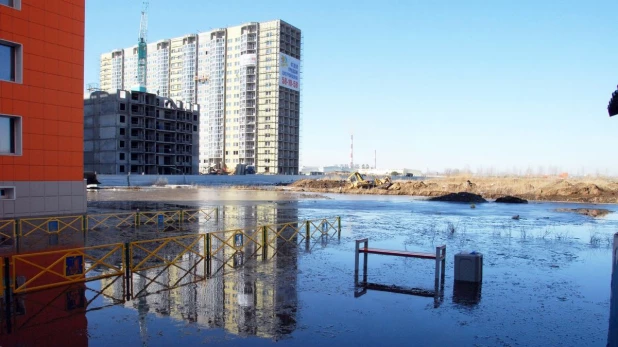 Потоп в барнаульских новостройках.