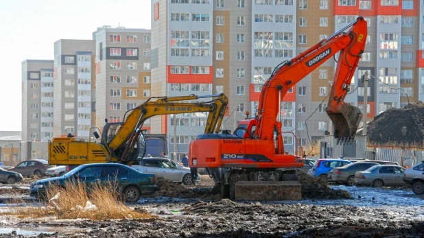 Потоп в барнаульских новостройках.