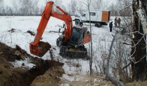 Строительство газопровода.