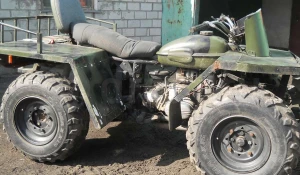 Житель алтайского села из мотоцикла и машины сделал квардоцикл