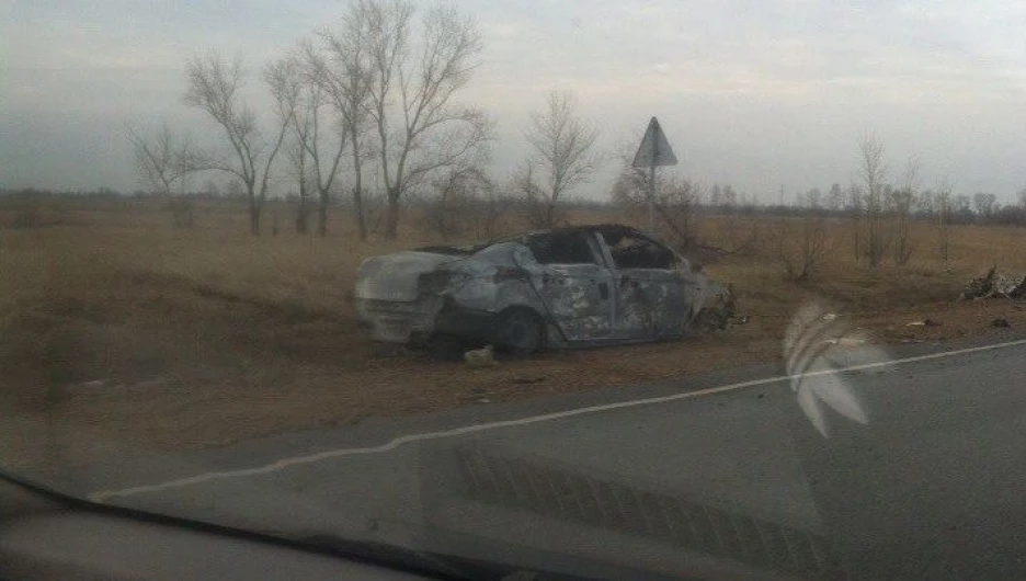 ДТП на рубцовской трассе.