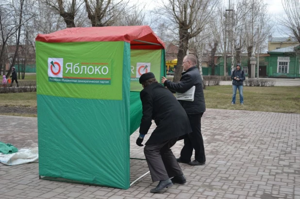 Пикет в защиту неработающих пенсионеров.