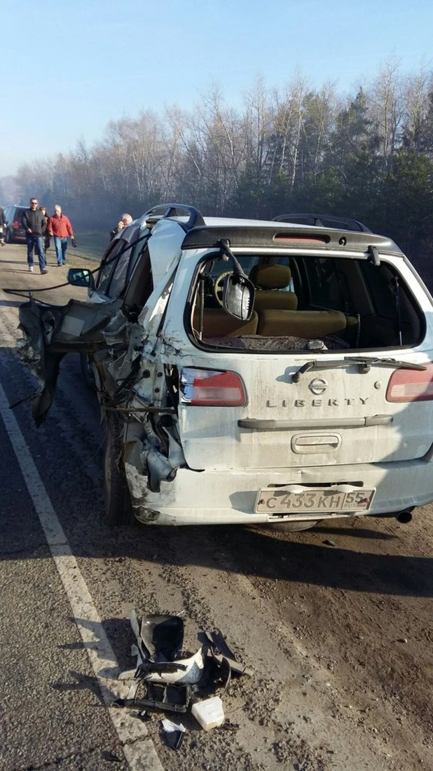 Массовая авария под Омском. 18 апреля 2016 года.