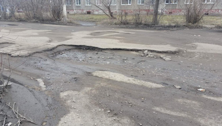 Состояние дорог в Рубцовске в 2016 году