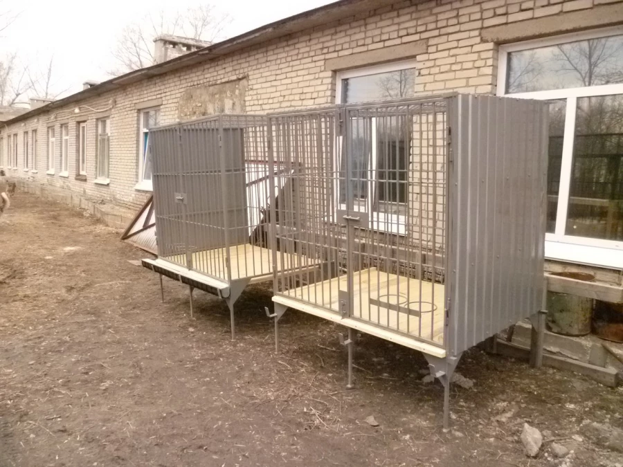 Новые вольеры для животных в приюте "Ласка" Новые вольеры для животных в приюте "Ласка"
