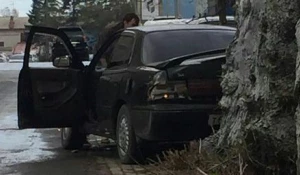 Барнаулец на Camry врезался в дерево.