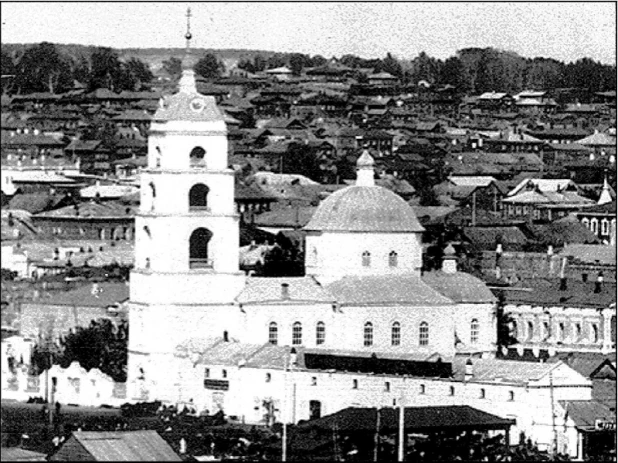 Одигитриевская церковь, как и большая часть храмов города, была разрушена в 1930-х годах. До наших дней сохранилось лишь гостиничное здание церкви на проспекте Ленина, 2