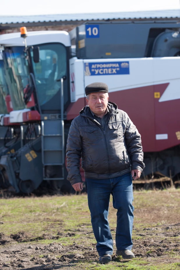 Владимир Юрьев директор агрофирмы "Успех".