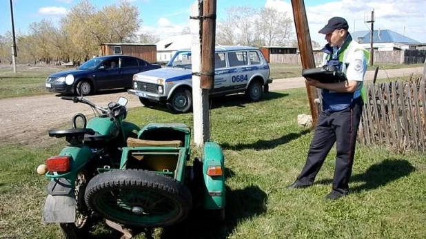 Угон мотоцикла в Волчихинском районе.