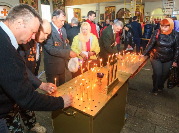 В Барнауле почтили память "чернобыльцев".