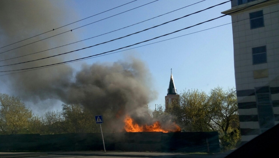 Пожар 30 апреля 2016 года.