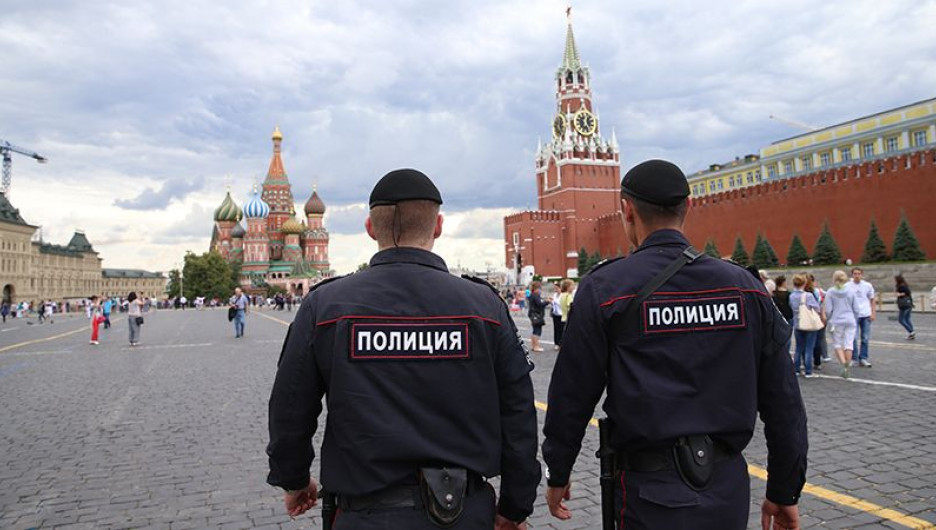 Полиция в Москве.