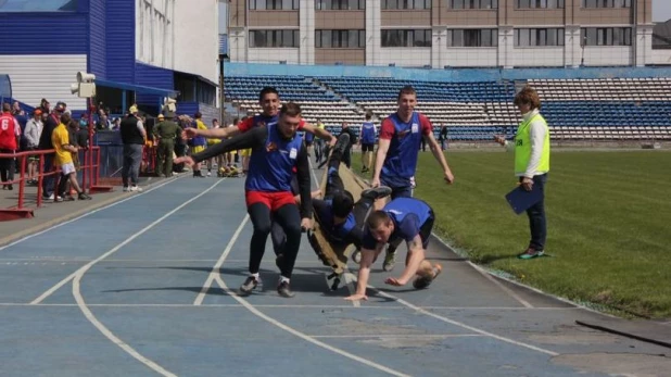 Спортивный праздник День призывника. Барнаул, 5 мая 2016 года