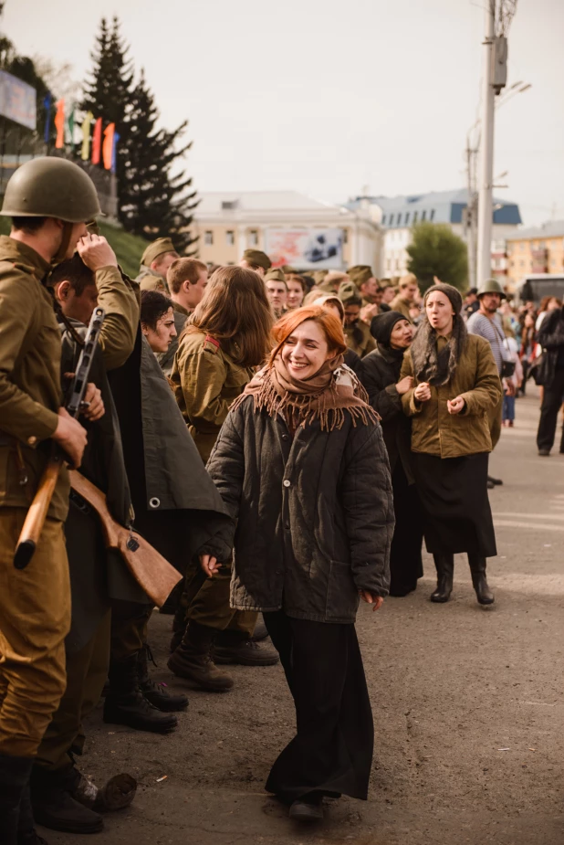 Реконструкция "Битва за Москву". Барнаул, 5 мая 2016 года.