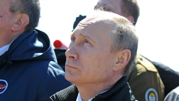 Владимир Путин на космодроме "Восточный".