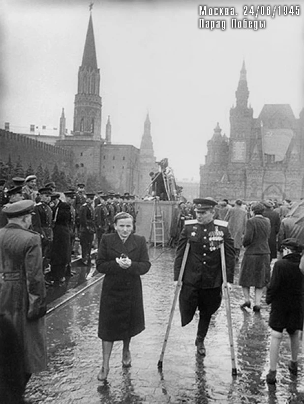 Первый Парад Победы. Москва, 24 июня 1945 года.