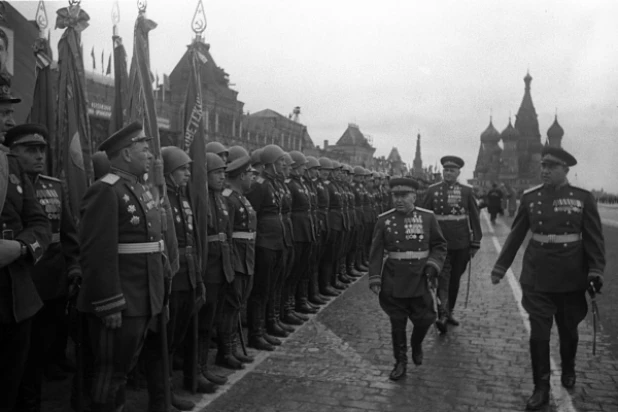 Первый Парад Победы. Москва, 24 июня 1945 года.