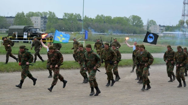 Конный праздник на Барнаульском ипподроме.