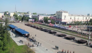 День Победы в Барнауле. 9 мая, 2016 год.