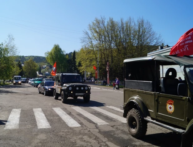 Автомотовелопробег в Белокурихе.