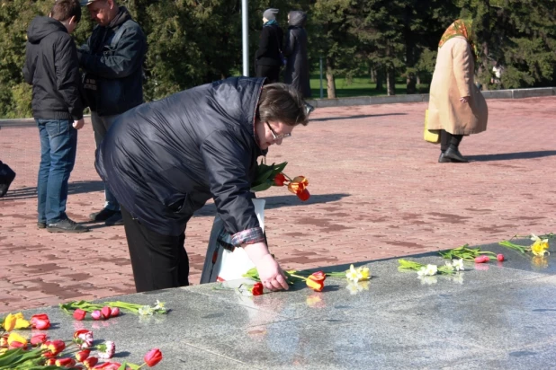 Барнаульские ветераны почтили память погибших в Великой Отечественной войне.