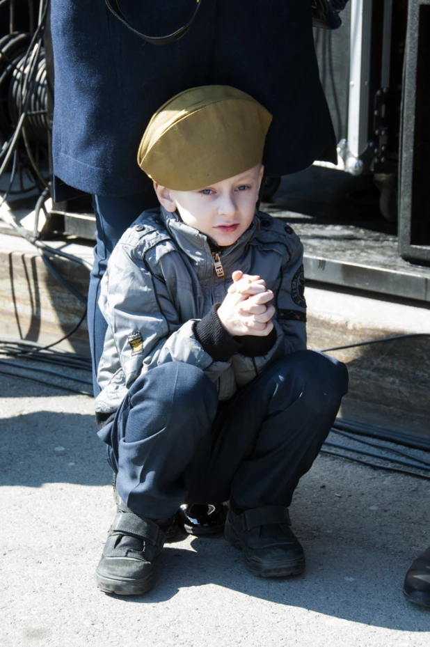 Парад Победы в Барнауле 9 мая 2016 года.