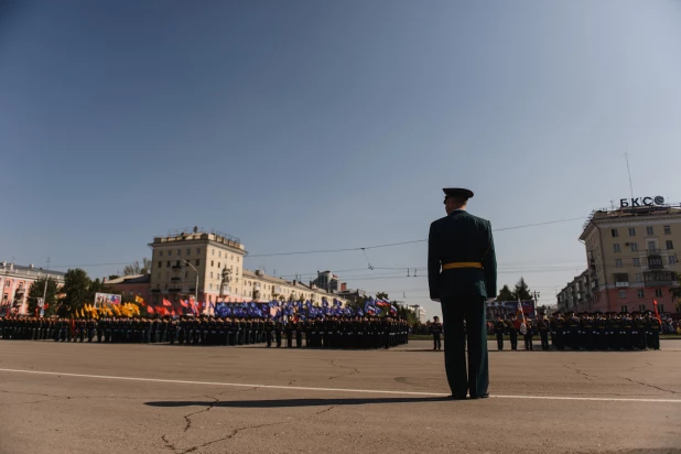 День Победы в Барнауле. 9 мая, 2016 год.