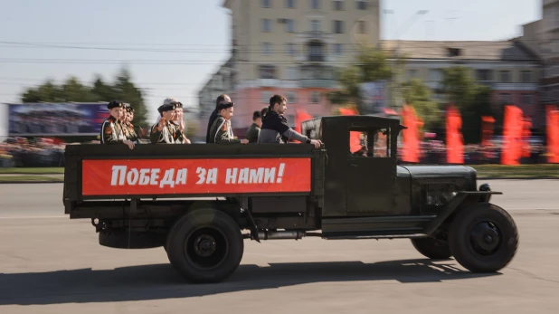 День Победы в Барнауле. 9 мая, 2016 год.