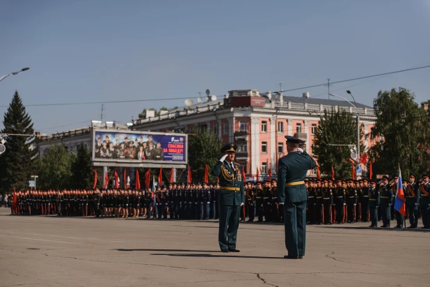 День Победы в Барнауле. 9 мая, 2016 год.