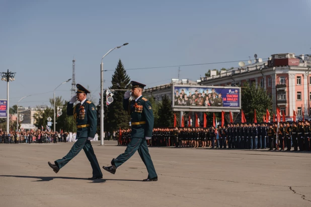 День Победы в Барнауле. 9 мая, 2016 год.