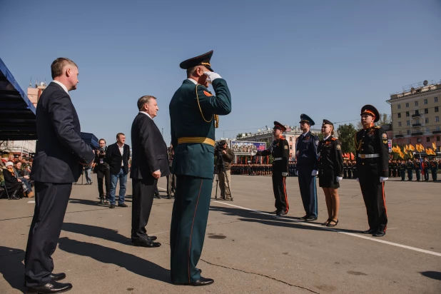 День Победы в Барнауле. 9 мая, 2016 год.