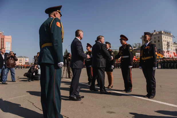 День Победы в Барнауле. 9 мая, 2016 год.