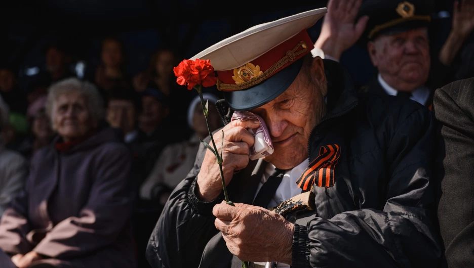 День Победы в Барнауле. 9 мая, 2016 год.