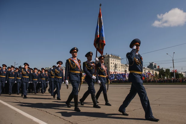 День Победы в Барнауле. 9 мая, 2016 год.