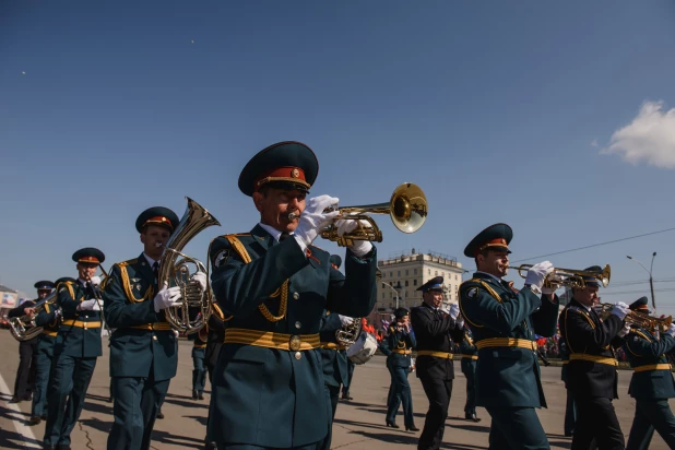 День Победы в Барнауле. 9 мая, 2016 год.