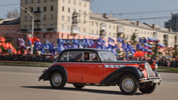 День Победы в Барнауле. 9 мая, 2016 год.