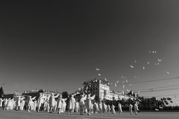 День Победы в Барнауле. 9 мая, 2016 год.