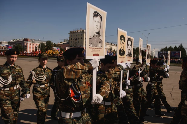 День Победы в Барнауле. 9 мая, 2016 год.