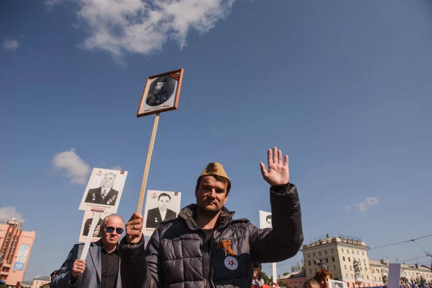 День Победы в Барнауле. 9 мая, 2016 год.