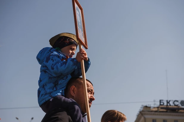 День Победы в Барнауле. 9 мая, 2016 год.