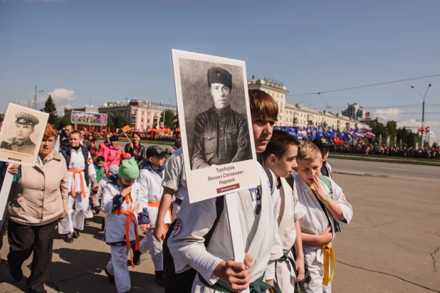 День Победы в Барнауле. 9 мая, 2016 год.